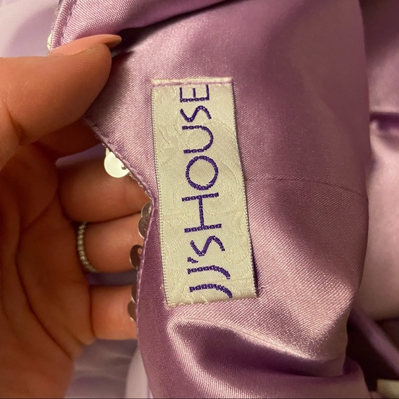 JJ’s House Purple Beaded Homecoming/Prom Dress - Picture 9 of 9